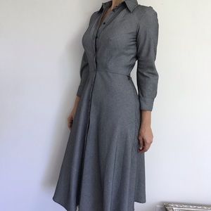 American living gingham black and white dress